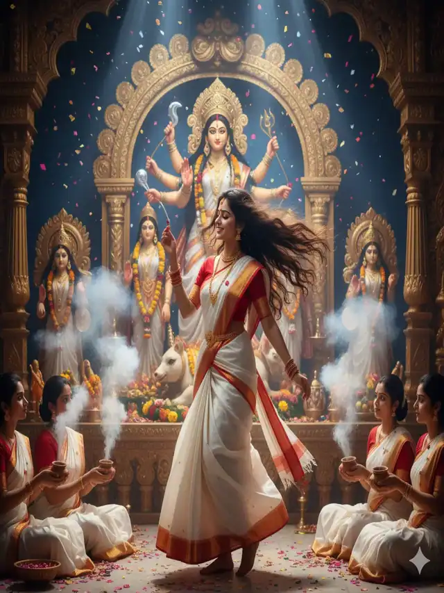दुर्गा पूजा नवरात्रि वास्तु और वस्त्र प्रत्येक दिन के लिए कपड़ों के रंग